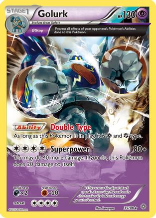 Golurk (35) 35/98 - XY  Ancient Origins Reverse Holofoil