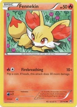 Fennekin 25/162 - XY  BREAKthrough