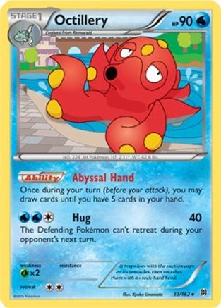 Octillery 33/162 - XY  BREAKthrough Reverse Holofoil