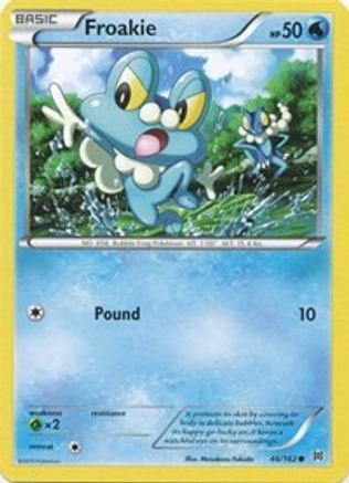 Froakie 46/162 - XY  BREAKthrough Reverse Holofoil