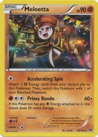 Meloetta 85/162 - XY  BREAKthrough Reverse Holofoil