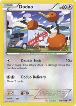 Doduo (116) 116/162 - XY  BREAKthrough