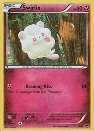 Swirlix - 9/12 9/12 - McDonalds Promos 2014 Holofoil