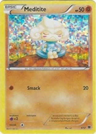Meditite - 9/12 9/12 - McDonalds Promos 2015 Holofoil