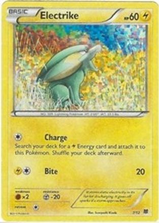 Electrike - 7/12 7/12 - McDonalds Promos 2015 Holofoil