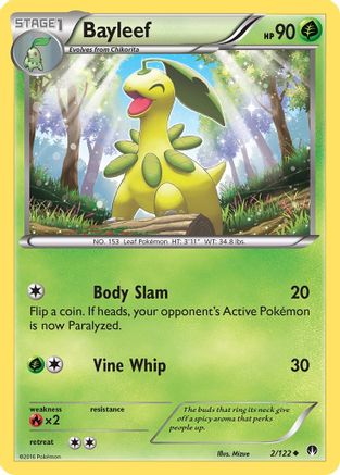 Bayleef 2/122 - XY  BREAKpoint Reverse Holofoil