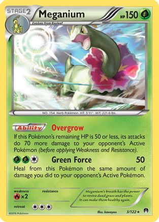 Meganium 3/122 - XY  BREAKpoint Holofoil