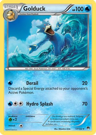 Golduck 17/122 - XY  BREAKpoint Reverse Holofoil