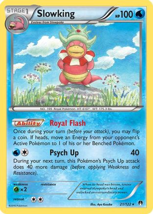 Slowking 21/122 - XY  BREAKpoint Holofoil