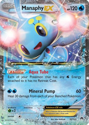 Manaphy EX 32/122 - XY  BREAKpoint Holofoil