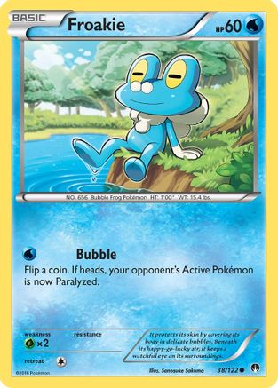 Froakie 38/122 - XY  BREAKpoint Reverse Holofoil