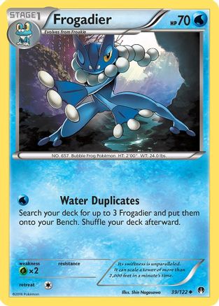 Frogadier 39/122 - XY  BREAKpoint Reverse Holofoil