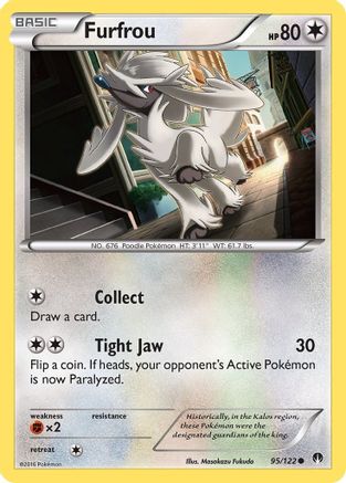 Furfrou 95/122 - XY  BREAKpoint Reverse Holofoil