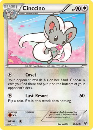Cinccino (88) 88/124 - XY  Fates Collide