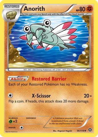 Anorith 56/114 - XY  Steam Siege