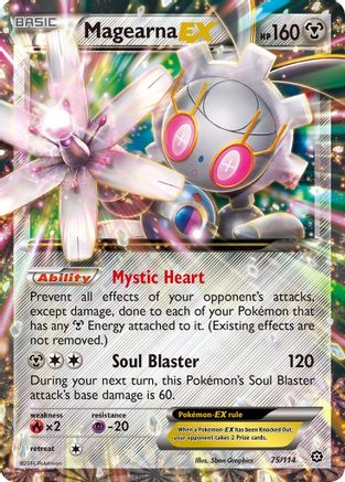 Magearna EX 75/114 - XY  Steam Siege Holofoil