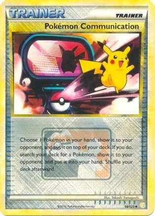 Pokemon Communication - 98/123 (League Promo) 98 - League & Championship Cards Reverse Holofoil