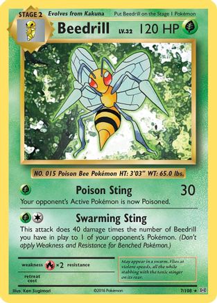 Beedrill 7/108 - XY  Evolutions