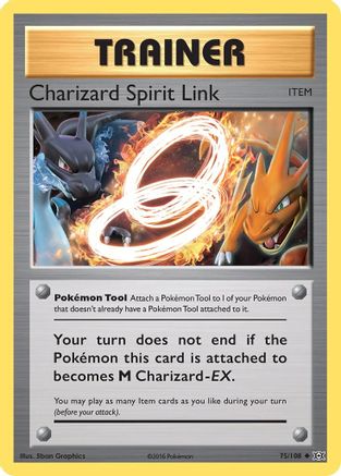 Charizard Spirit Link 75/108 - XY  Evolutions Reverse Holofoil