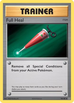 Full Heal 78/108 - XY  Evolutions