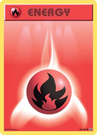 Fire Energy 92/108 - XY  Evolutions