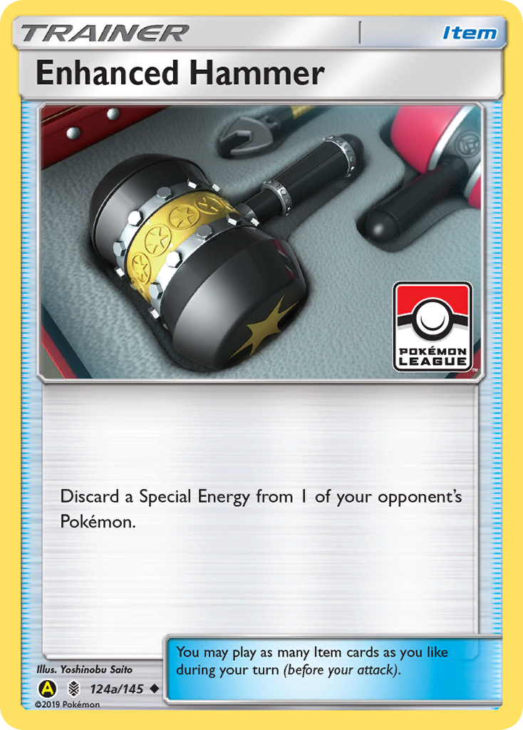 Enhanced Hammer - 124a/145 (Pokemon League) 124a/145 - League & Championship Cards Reverse Holofoil