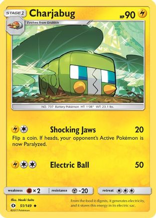 Charjabug 51/149 - SM Base Set
