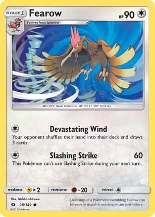 Fearow 98/149 - SM Base Set Reverse Holofoil