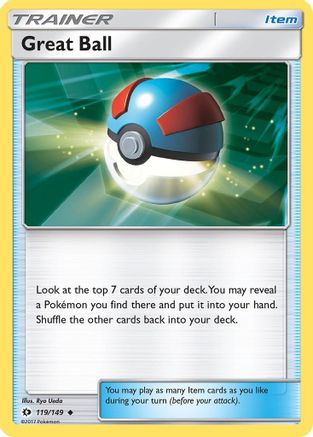 Great Ball 119/149 - SM Base Set Reverse Holofoil