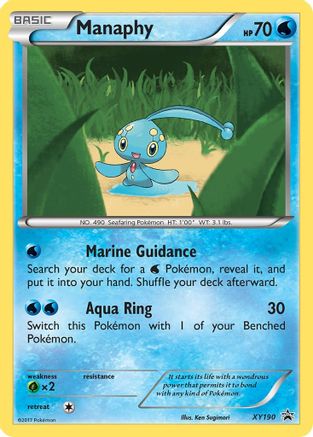 Manaphy - XY190 XY190/211 - XY Promos Holofoil