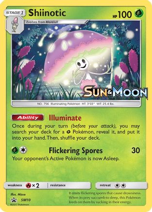 Shiinotic - SM10 (Prerelease) SM10/248 - SM Promos Holofoil