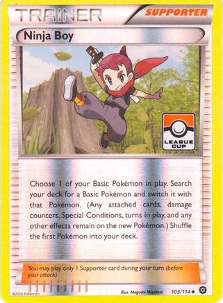 Ninja Boy - 103/114 (League Cup) 103 - League & Championship Cards Reverse Holofoil