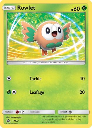 Rowlet - SM22 SM22/248 - SM Promos Holofoil