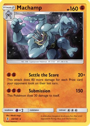 Machamp 65/145 - SM  Guardians Rising Holofoil