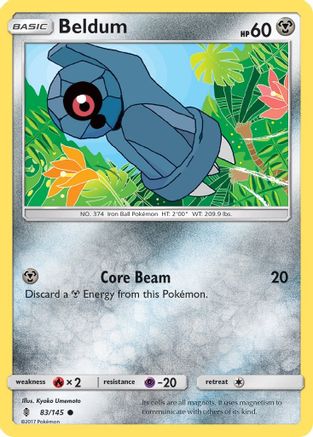 Beldum 83/145 - SM  Guardians Rising Reverse Holofoil