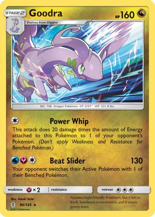 Goodra 96/145 - SM  Guardians Rising Holofoil