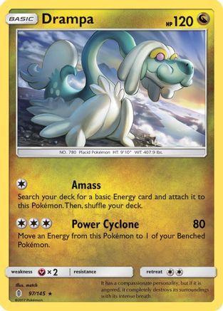 Drampa 97/145 - SM  Guardians Rising Reverse Holofoil
