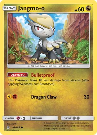 Jangmo-o 98/145 - SM  Guardians Rising Reverse Holofoil