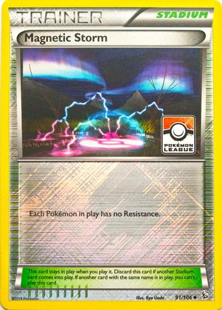 Magnetic Storm - 91/106 (Pokemon League) 91 - League & Championship Cards Reverse Holofoil