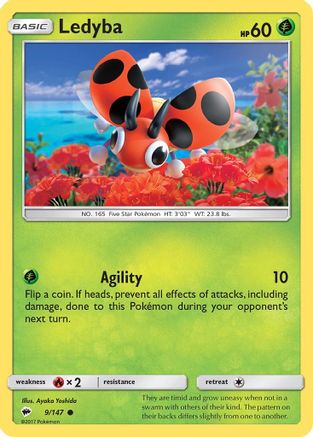 Ledyba 9/147 - SM  Burning Shadows