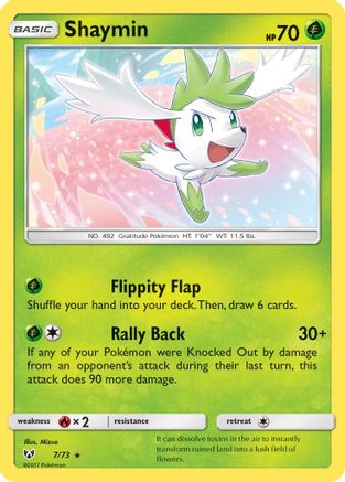 Shaymin 7/73 - Shining Legends Reverse Holofoil