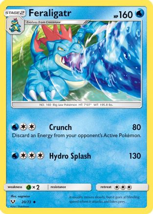 Feraligatr 20/73 - Shining Legends