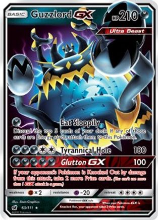 Guzzlord GX 63/111 - SM  Crimson Invasion Holofoil