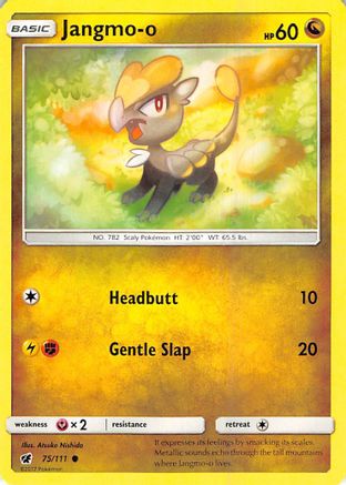 Jangmo-o 75/111 - SM  Crimson Invasion Reverse Holofoil