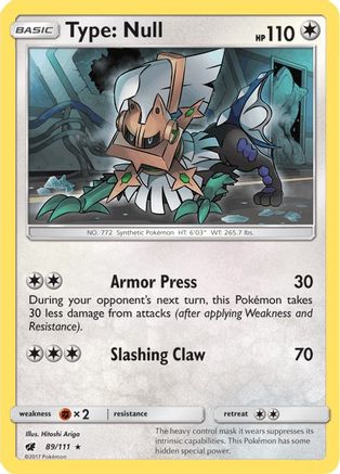 Type: Null 89/111 - SM  Crimson Invasion Reverse Holofoil