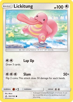 Lickitung 102/156 - SM  Ultra Prism