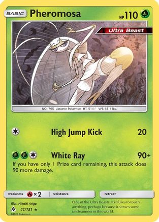 Pheromosa 11/131 - SM  Forbidden Light Holofoil