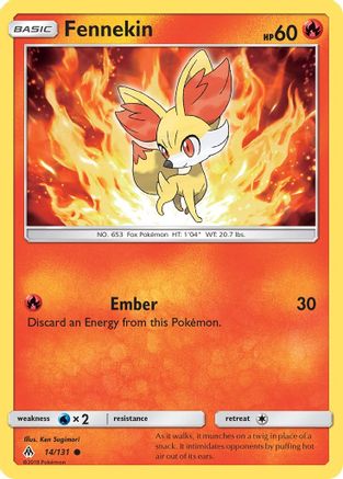 Fennekin (14) 14/131 - SM  Forbidden Light