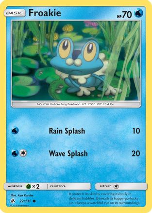 Froakie (22) 22/131 - SM  Forbidden Light Reverse Holofoil
