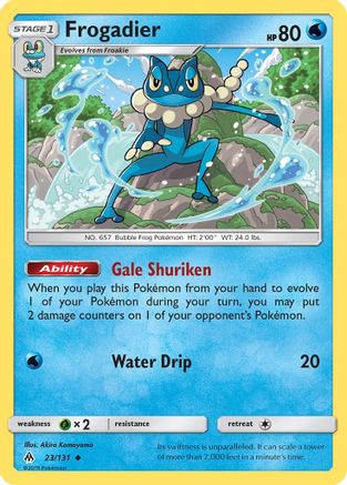 Frogadier 23/131 - SM  Forbidden Light Reverse Holofoil